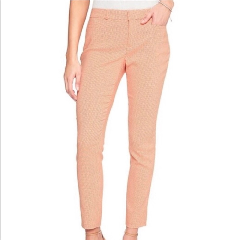 Banana Republic Sloan Curvy Fit Women’s Orange Ankle Pant